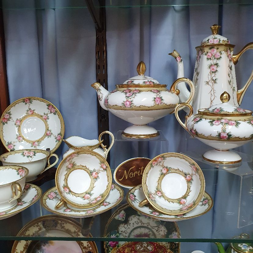 Hand Painted Noritake Tea Set