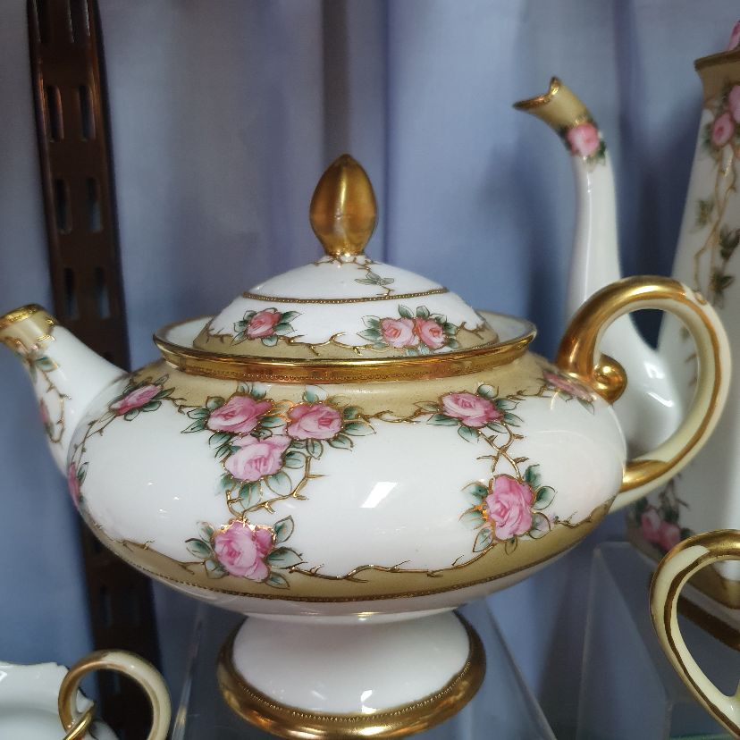 Hand Painted Noritake Tea Set - Image 7