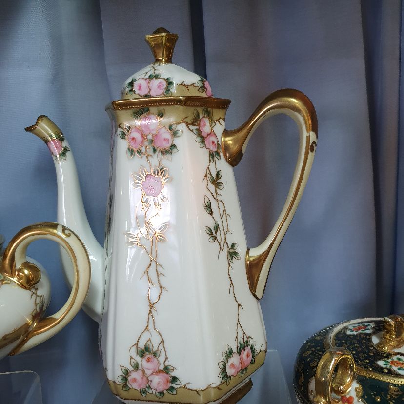 Hand Painted Noritake Tea Set - Image 6