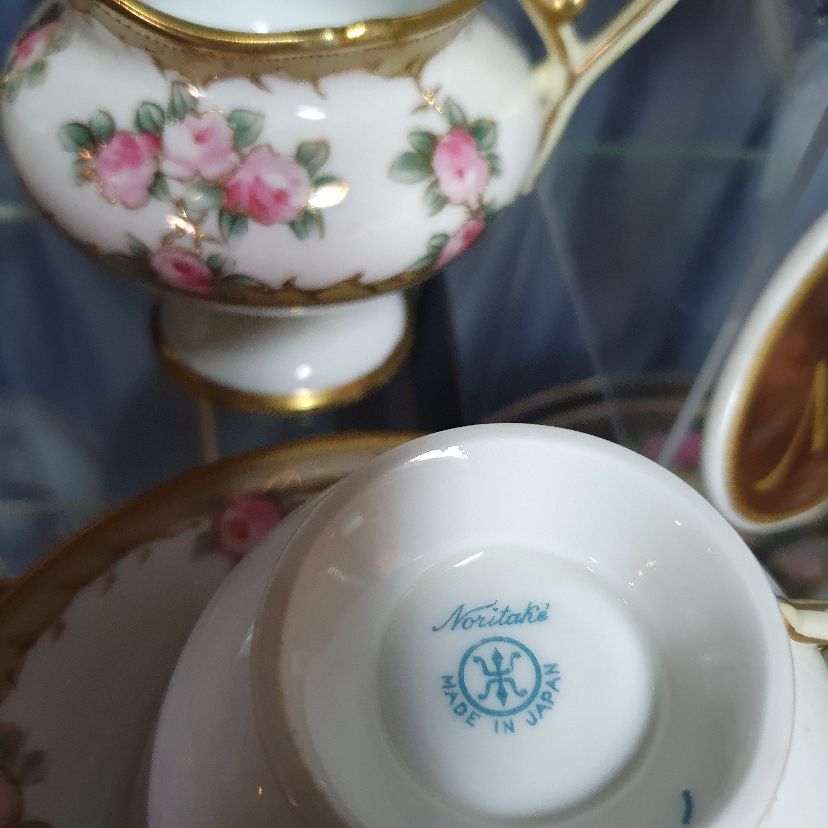 Hand Painted Noritake Tea Set - Image 3